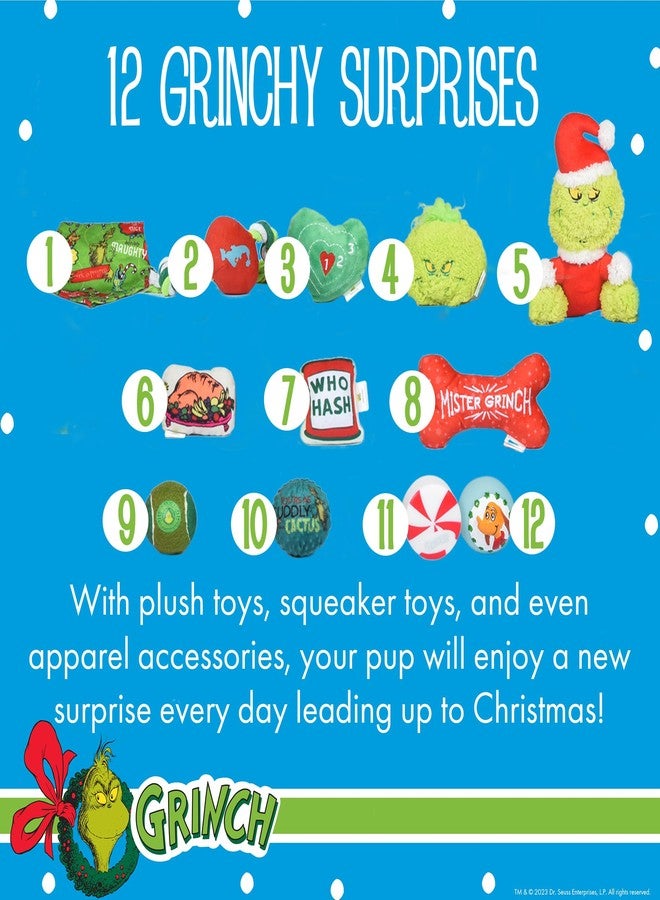 Dr. Seuss for Pets How the Grinch Stole Christmas Dog Advent Calendar with 12 Surprise Toys and Accessories, Dog Stocking Stuffers, Dog Christmas Gifts, Christmas Gifts for Dogs - Image 5